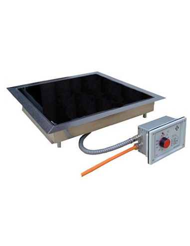 Heizplatte CERAN® Einbaugerät sep. Regler 50-500°C 280x430 mm