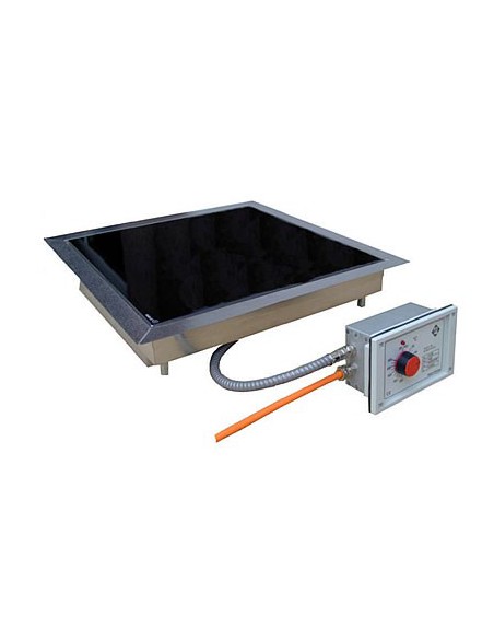 Heizplatte CERAN® Einbaugerät sep. Regler 50-500°C 280x430 mm