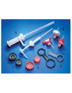 Screw closure PE-HD with stop cock for jerrycan 5/10L picture 4