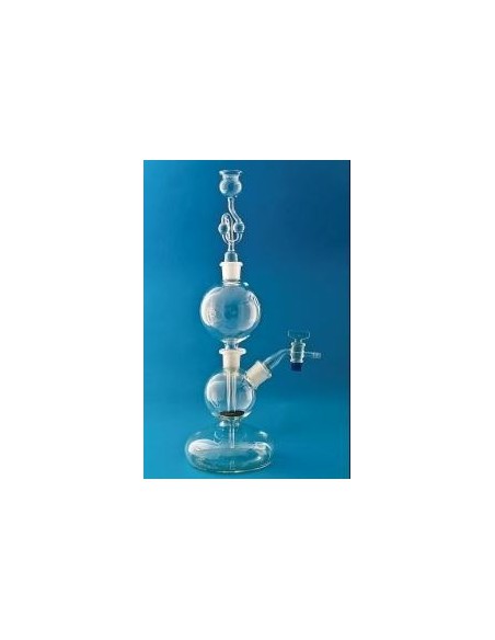 Gasgenerator acc.to Kipp 2000 ml globe shaped bottom with