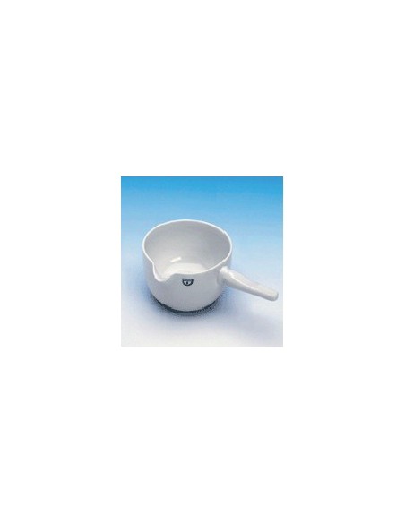 Skillet with porcelain handle 220 ml glased Ø 100 mm height 56