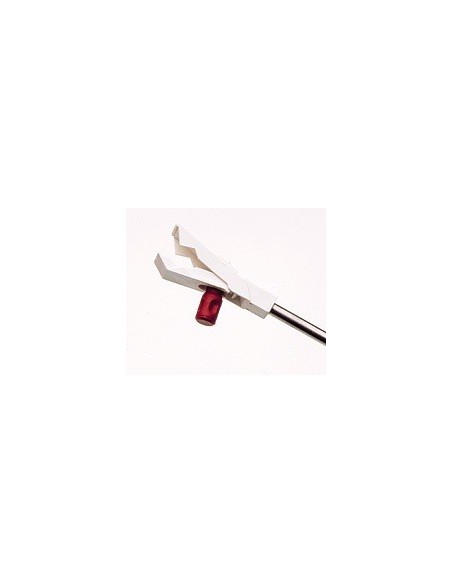 Kleine Klemme mit Verlängerungsstab 16 mm weiss*Auslauf*