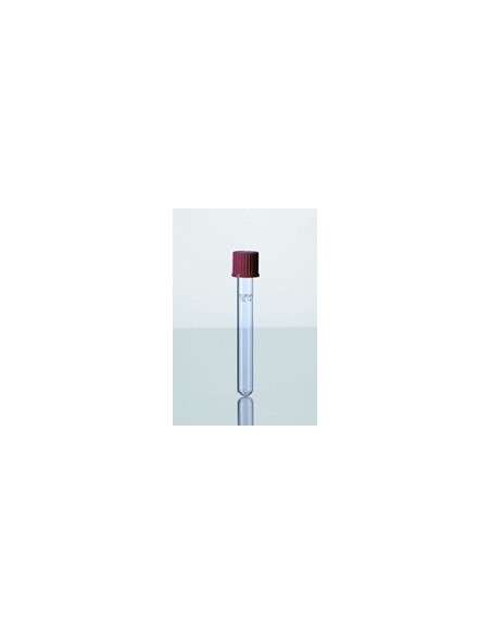Culture tube 12 x 100 mm Duran with thread and screw cap pack