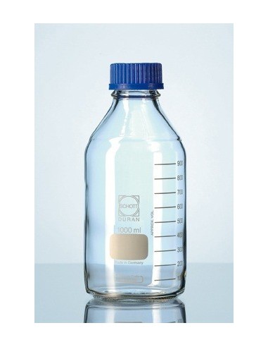 Butelka laboratoryjna 10000 ml Duran PP zakrętka GL45 niebieska