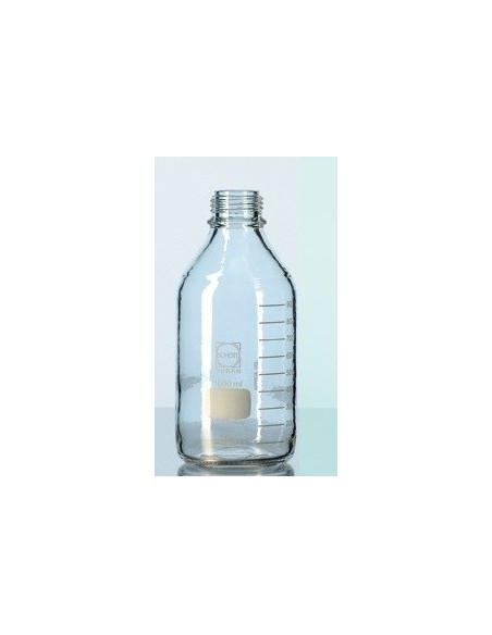 Laborflasche 5000 ml enghals Duran kunststoffummantelt ohne