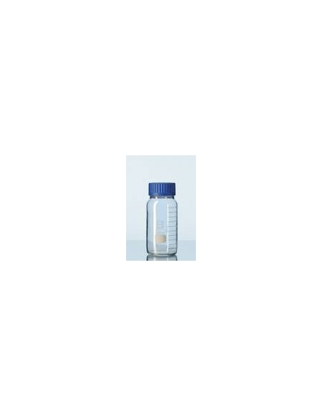 Laborflasche 2000 ml weithals Duran kunststoffummantelt ØxH