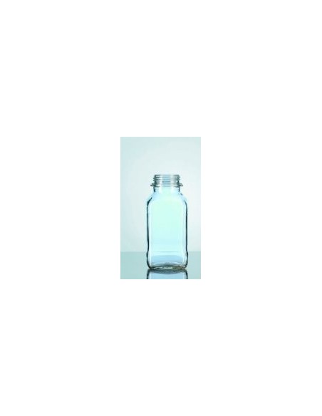 Butelka czworokątna 1000 ml szerokoszyjna szkło AR bezbarwna
