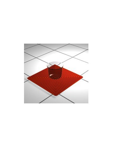 Laborunterlage Silikon rot 250 x 250 mm