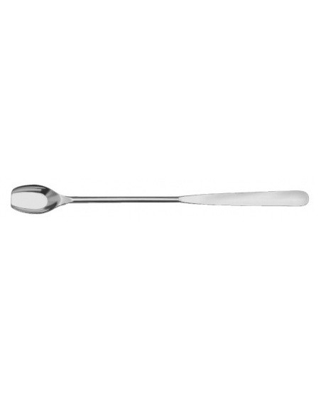 Open spoon 18/10 steel rod handle length 200 mm