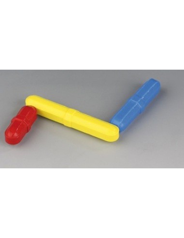 Colour-Magnet-Rührstäbchen blau PTFE 13 x 8 mm VE 10 Stck.