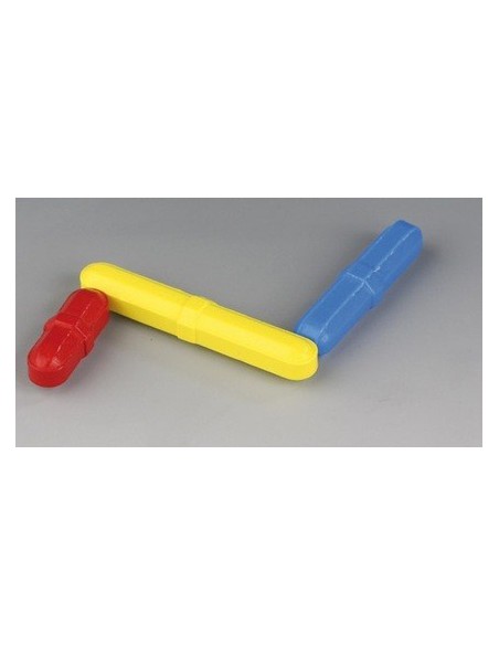 Colour-Magnet-Rührstäbchen rot PTFE 38 x 8 mm VE 10 Stck.