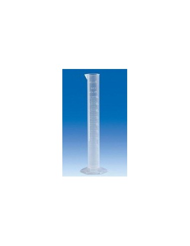 Messzylinder PP 500 ml Klasse B hohe Form erhabene Skala VE 6