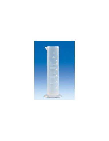 Measuring cylinde PP 25 ml class B short form raised scale pack