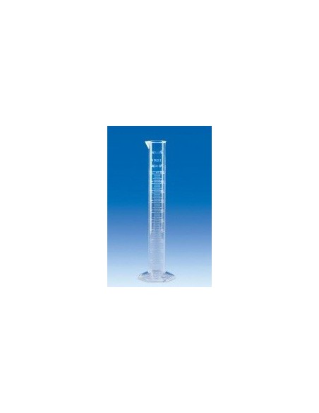 Cylinder miarowy 50 ml PMP wysoka forma klasa A skala