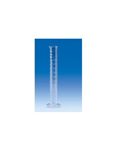 Cylinder miarowy 1000 ml PMP wysoka forma klasa A skala