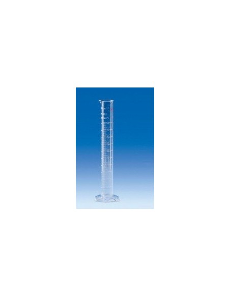 Cylinder miarowy 1000 ml PMP wysoka forma klasa A skala