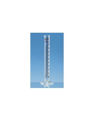 Measuring cylinder 5 ml Boro 3.3 tall form class B brown grad.