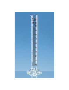 Cylinder miarowy 250 ml boro forma wysoka klasa B brązowa