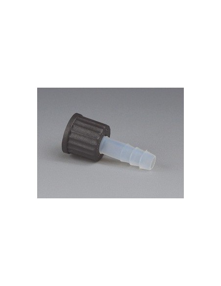 GL-Schraub-Olive (mit Mutter) PTFE FPM O-Ring Kappe PPS GL 32 Ø