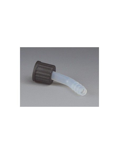 Hose Connectors (with Nut) PFA elbow FPM o-ring nut PPS GL 18 Ø