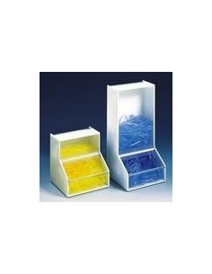 Workstation storage / dispenser boxes PMMA small 165 x 152 x