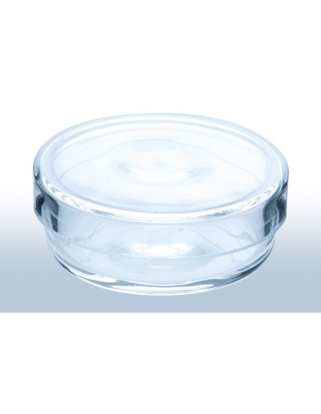 Petrischale Quarzglas ØxH./mm 35x6 Oberschale Rand geschliffen