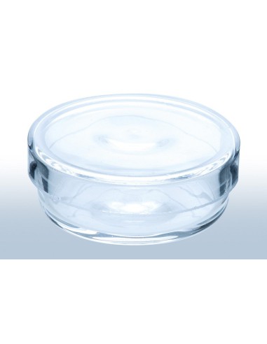 Petri dish quartz glass ØxH./mm 70x12 front cover edge honed