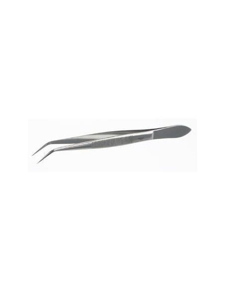 Tweezers teflon coated bent pointed lenght 115 mm