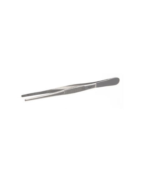 Tweezers stainless 18/10 straight blunt lenght 105 mm