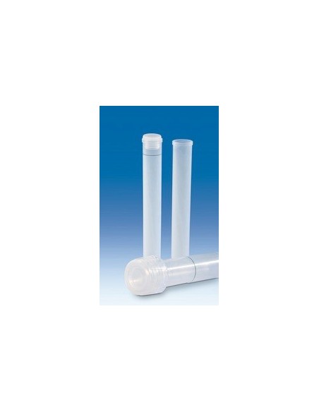 Sample vial PFA 15 ml with screw cap GL25 and ring mark