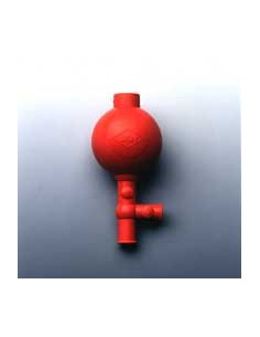 Pipette filler "Flip" natural rubber green