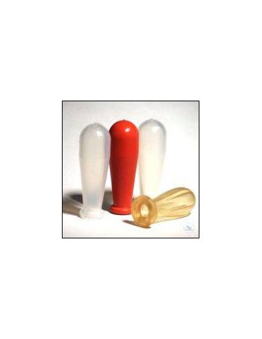 Rubber Bulbs for smaller pipettes Natural Rubber transparent