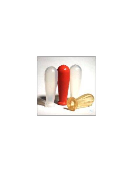 Rubber Bulbs for smaller pipettes Natural Rubber transparent