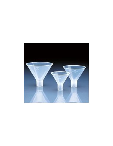 Powder funnel PP length 68 mm Ø 65 mm stem Ø15 mm
