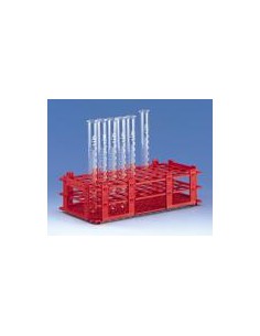 Reagenzglasgestell PP weiss für 32 Röhrchen bis Ø 25 mm