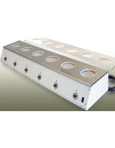 6 stanowiskowa czasza grzejna do kolb okrągłodennych 6x250mL