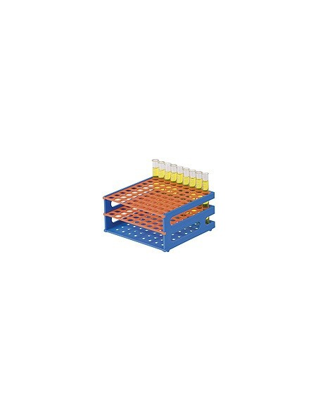 Test tube rack PP (L x W x H) 146 x 146 x 70 mm for 30 mm tubes