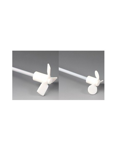 Propeller stirrer PTFE-jacketed stainless steel shaft length