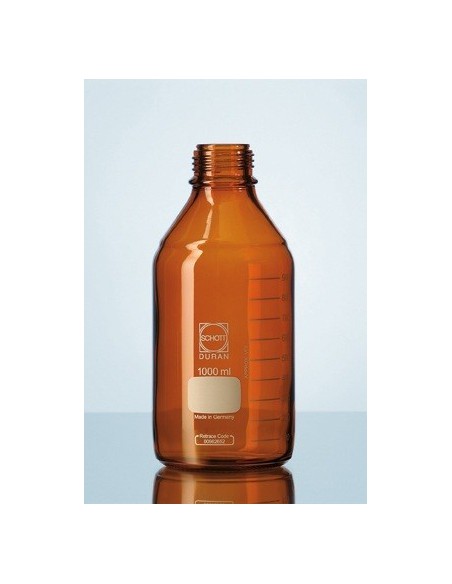 Reagent bottle 250 ml Duran amber without srew cap GL45 pack 10