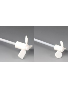 Mieszadło śmigłowe stal powlekany PTFE długość 350 mm Ø 8 mm.