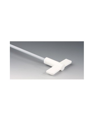 Mieszadło prostokątne trzon stalowy powlekany PTFE 600 mm Ø 10