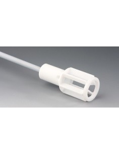 Fan shaped stirrer shaft PTFE jacketed Stainless steel length