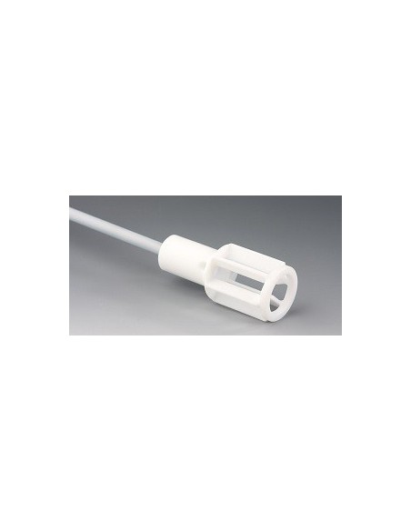 Gitter-Rührwelle Edelstahl mit PTFE Überzug Länge 600 mm Ø 10