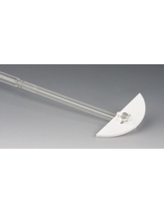 Mieszadło KPG trzon szklany skrzydełko półksiężycowe 400 mm Ø