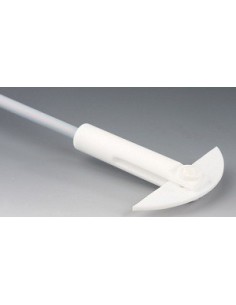 Mieszadło półksiężycowe PTFE Ø 16 mm długość 600 mm trzon Ø 10