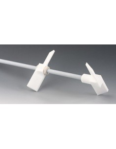 Mieszadło dwuskrzydłowe PTFE Ø 16 mm długość 600 mm trzon Ø 10