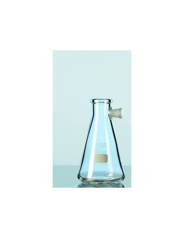 Filtering flask Duran 2000 ml with side-arm socket Erlenmeyer