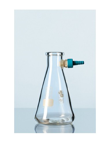 Filtering flask Duran 2000 ml with Keck assembly set Erlenmeyer