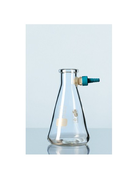 Filtering flask Duran 2000 ml with Keck assembly set Erlenmeyer