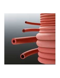Laboratory Tubing Natural Rubber red Ø inside/outside 2/4 mm